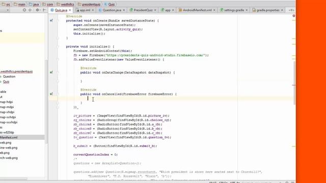CSP AS Coding the Quiz App to Read from Firebase смотреть онлайн