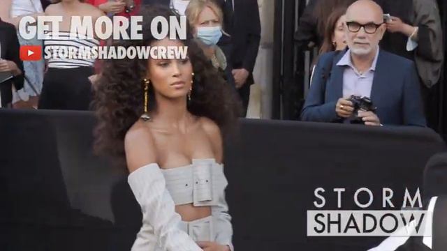 Cindy Bruna at the Jean Paul Gaultier Fashion Show in Paris смотреть онлайн