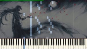 How to play Bleach OST Morning Remembrance Piano Tutorial - Synthesia