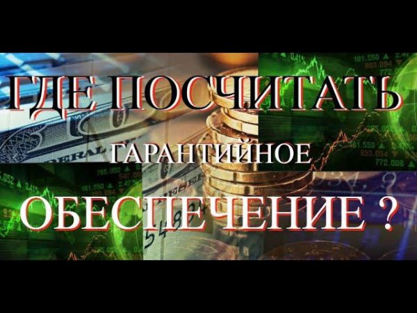 Гарантийное обеспечение на срочном рынке.