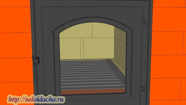 Универсальная уличная печь "Находка" из кирпича, с плитой под казан, духовкой, мангалом и барбекю смотреть онлайн