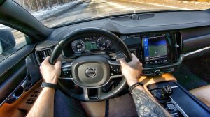 2017 Volvo V90 2.0 T6 AT AWD - POV TEST DRIVE