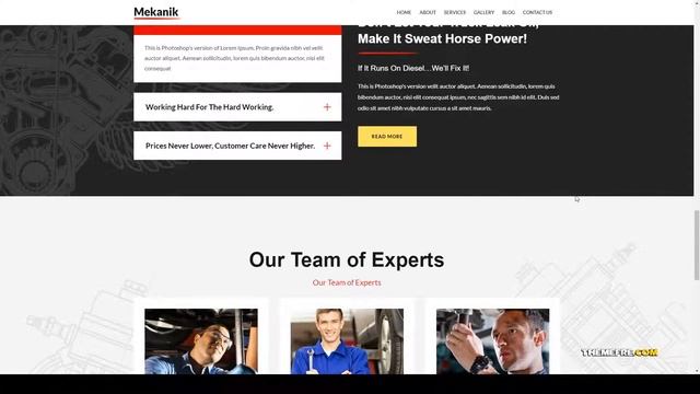 Mari - Car Mechanic WordPress Theme mechanic handyman смотреть онлайн