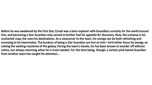 STAR GUARDIAN BIO : EZREAL смотреть онлайн