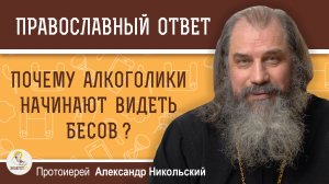 ПОЧЕМУ АЛКОГОЛИКИ НАЧИНАЮТ ВИДЕТЬ БЕСОВ ? Протоиерей Александр Никольский