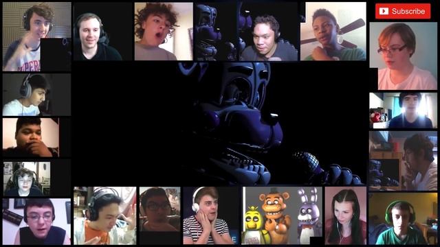 FNAF Sister Location Trailer Reaction's Mashup (Gamer's React) | ReactionArmy смотреть онлайн