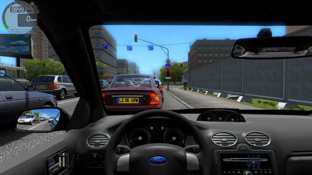 City Car Driving 1.5.2 1.5.3 -FORD ST 2006 смотреть онлайн