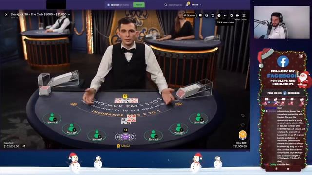 INSANE BLACKJACK RUN MADE ME 600K! BEST BLACKJACK SESSION EVER!? смотреть онлайн