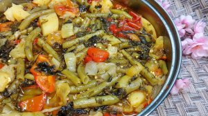 Проще не бывает! Вкусный ужин из овощей! Тушеные овощи в собственном соку. Овощное рагу.