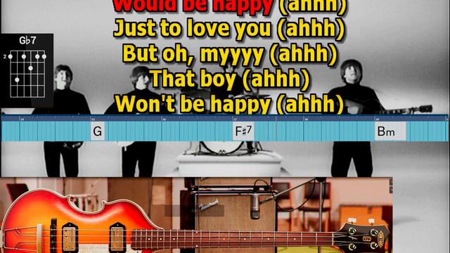 This Boy Beatles original Paul harmony seperated instrumental lyrics chords смотреть онлайн
