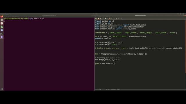 Python Tutorial | KNN classifier | Training & Testing 100% accuracy | Part 5 смотреть онлайн