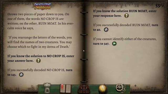 Fighting Fantasy Classics Deathtrap Dungeon Book Walkthrough смотреть онлайн