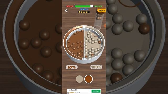 Level 1 -10 easy BEAD SORT - Gameplay Walkthrough смотреть онлайн
