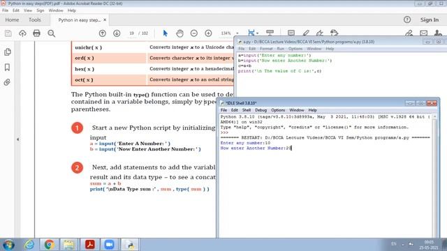 Python Interpreter by Prof. M. Jambhulkar Casting Data Types in Python( By Prof. M. Jambhulkar) смотреть онлайн