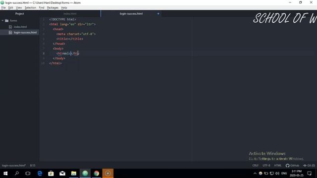 HTML Forms смотреть онлайн