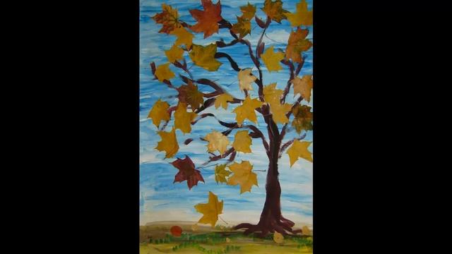 Поделки из листьев на осеннюю тему для детей смотреть онлайн