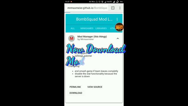 How To Install Mod Manager 🖤 In Bombsquad || Tutorial ||