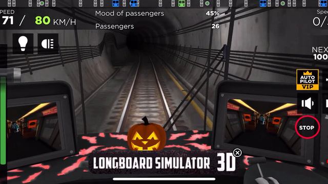 Subway simulator 3D : halloween M200 new update IOS gameplay смотреть онлайн