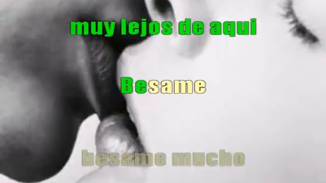 Besame mucho - Karaoke смотреть онлайн
