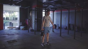 Становая тяга с одной гирей/ Suitcase KB deadlift