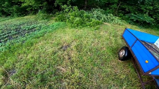 Высев травы прямо по травостою. Sowing grass directly into the grass. смотреть онлайн