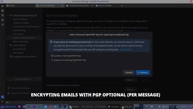 Anonymous Secure Email + PGP I2Pmail Thunderbird Tutorial смотреть онлайн