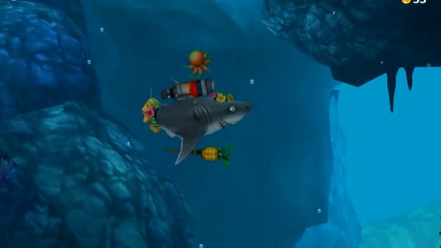 Играем в Hungry Shark World!!Тупорылая акула! смотреть онлайн