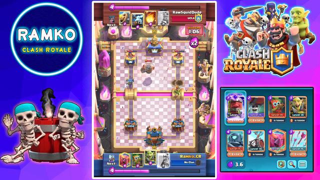 Wall Breakers Royal Recruits Bait Deck Clash Royale смотреть онлайн