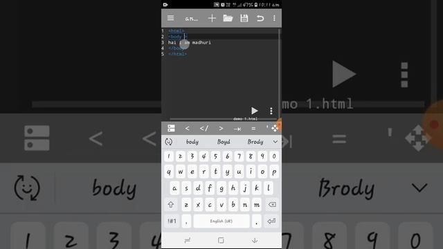 How to Install,and Use html editor in your phone смотреть онлайн