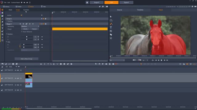 Как дублировать отслеживаемый объект в Pinnacle Studio 25 Ultimate