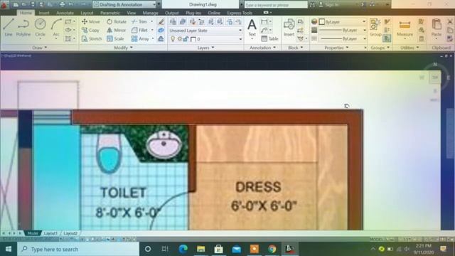 AUTOCAD Tutorial with Full Floor Plan in 25 mins смотреть онлайн