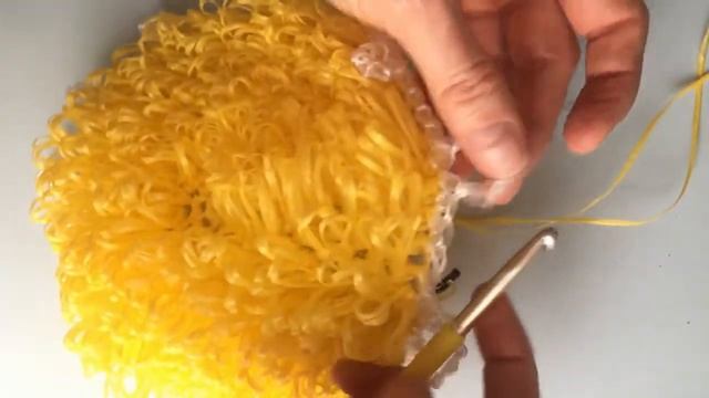 Вязание крючком мочалки 