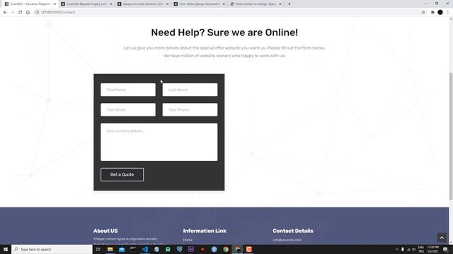 Yeni Başlayanlar İçin Django 3 :17: Form View, Modal Form, Contact Sayfası, CSRF, Messages смотреть онлайн