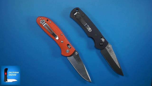Нож Benchmade Griptilian с накладками от AWT. Tactical Grip