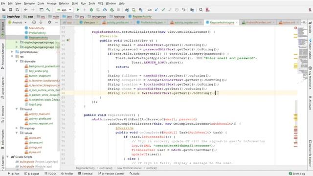 How to Create User and Write to Firebase Database Android Studio смотреть онлайн