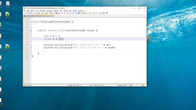 Java 02 - Printing Data Types смотреть онлайн