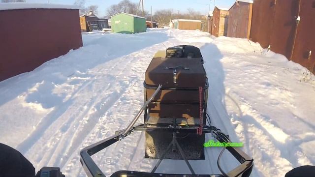 Сиденье для саней-волокуш мотобуксировщика. смотреть онлайн