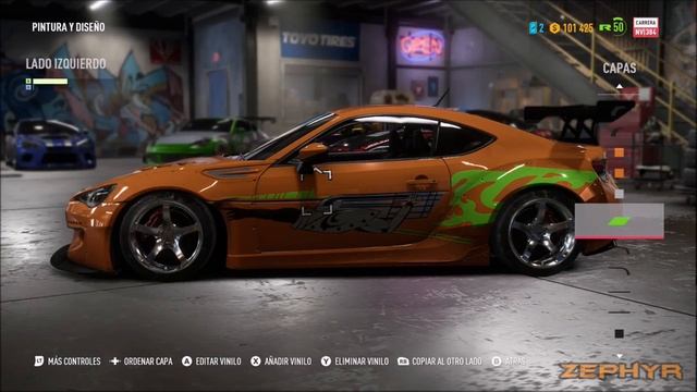 Need For Speed Payback    Toyota Supra Subaru BRZ From Fast&Furious