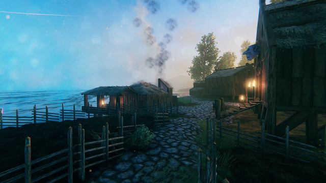 [Ambience] Valheim - Viking Village #4 [@MorningRain] смотреть онлайн