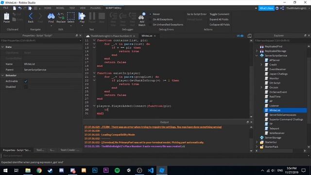 White List Roblox Tutorial смотреть онлайн