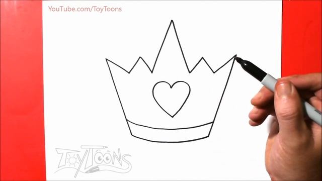 How to Draw a Princess Crown ? | Easy Step by Step Drawing Guide Tutorial смотреть онлайн