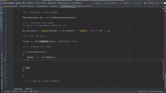 Android SQLite App Part 4 (Find Records) смотреть онлайн