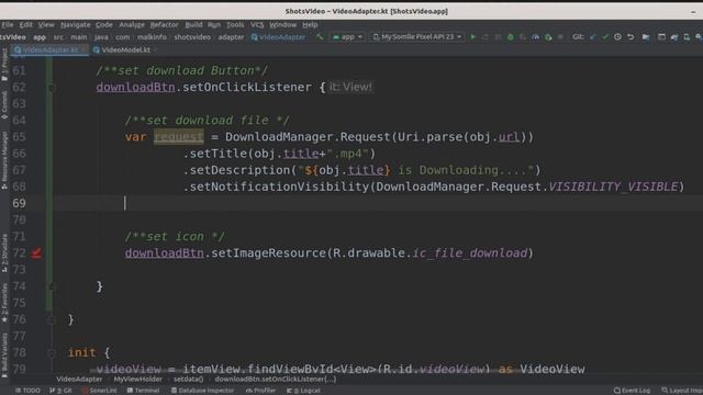 how to download video from url in android\android studio how to download video & save video gallery смотреть онлайн