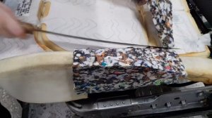 Ремонт сиденья. Восстановление поролона.