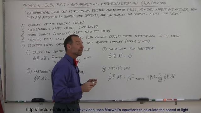 Physics 46 Maxwell's Equations (1 of 30) What are the Maxwell equations? Introduction смотреть онлайн
