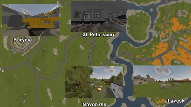 ГАЙД ПО КАРТЕ РОССИЯ в UNTURNED смотреть онлайн