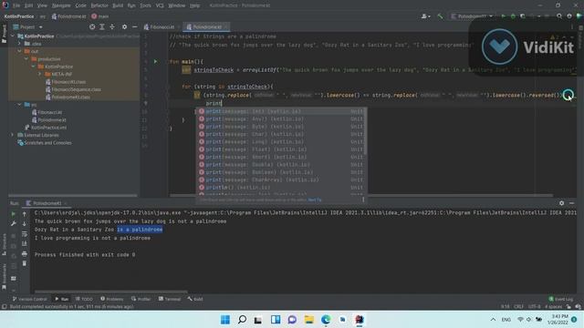 Palindrome String in Kotlin (2022) смотреть онлайн