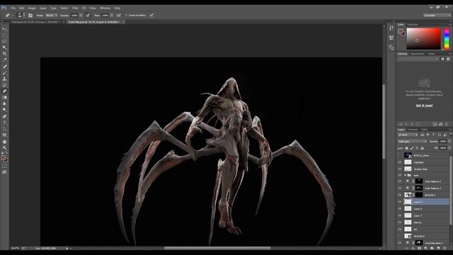 Creature Sculpt Concept by Anthony Jones смотреть онлайн