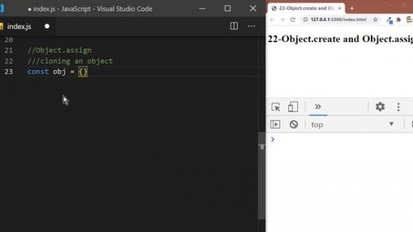 22 - Object.create and Object.assign