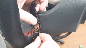 Перетяжка резинового руля Лада Гранта, Калина 2, Приора оплеткой Пермь рулит - инструкция